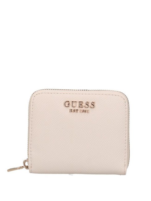 GUESS LAUREL  Small zip around wallet bone - Women’s Wallets