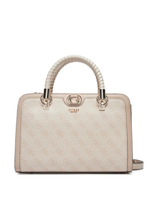 GUESS ORLINA Briefcase bag with shoulder strap sand logo - Women’s Bags