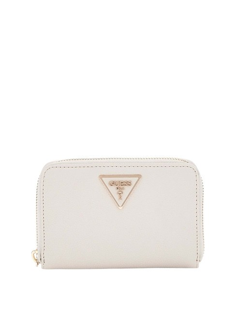 GUESS LAUREL Medium zip around wallet ivory - Women’s Wallets