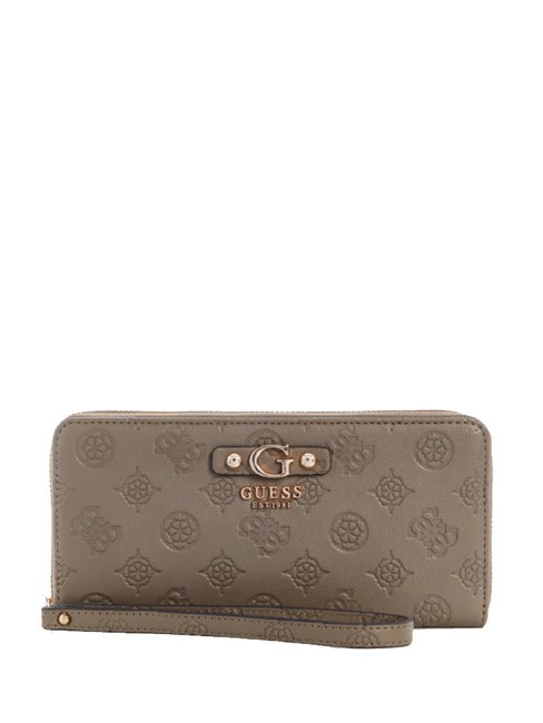 GUESS GERTY Peony Logo Large Wallet dark taupe - Women’s Wallets