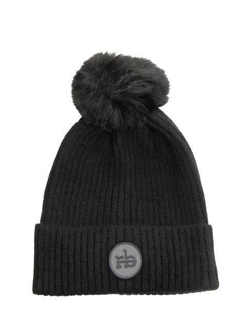 ROCCOBAROCCO PON PON Cuffed hat black - Hats