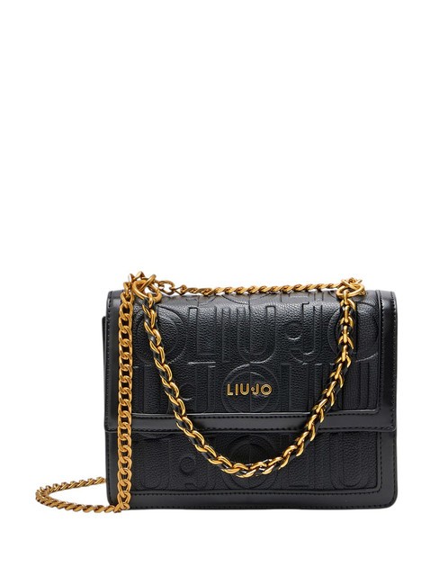 LIUJO ADONIDE Convertible flap bag BLACK - Women’s Bags