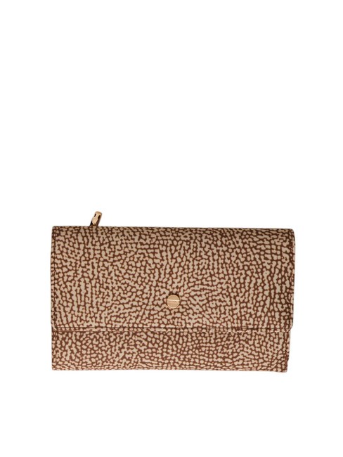 BORBONESE CLASSICA MEDIUM Woman Wallet Beiger sea - Women’s Wallets