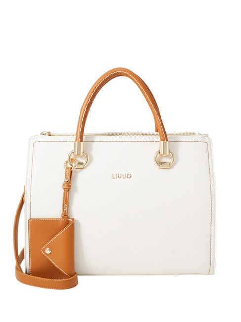 LIUJO MANHATTAN  Handbag, with shoulder strap cream/bran - Women’s Bags