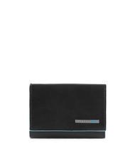 PIQUADRO PIQUADRO Compact leather wallet Black - Men’s Wallets - 1