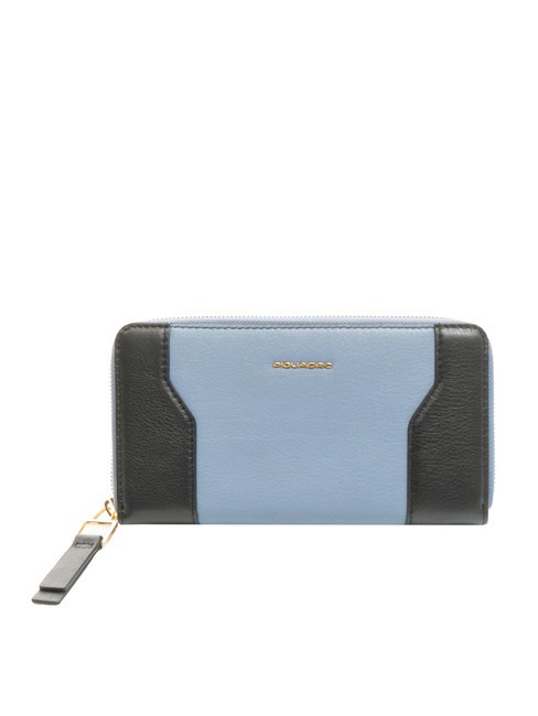 PIQUADRO W99 Leather wallet Blue - Women’s Wallets