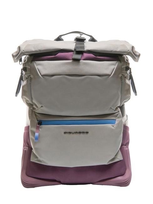 PIQUADRO CORNER 2.0 15.6" PC backpack, with rain cover GREY - Laptop backpacks