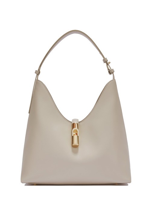 FURLA GOCCIA Leather shoulder bag vanilla - Women’s Bags