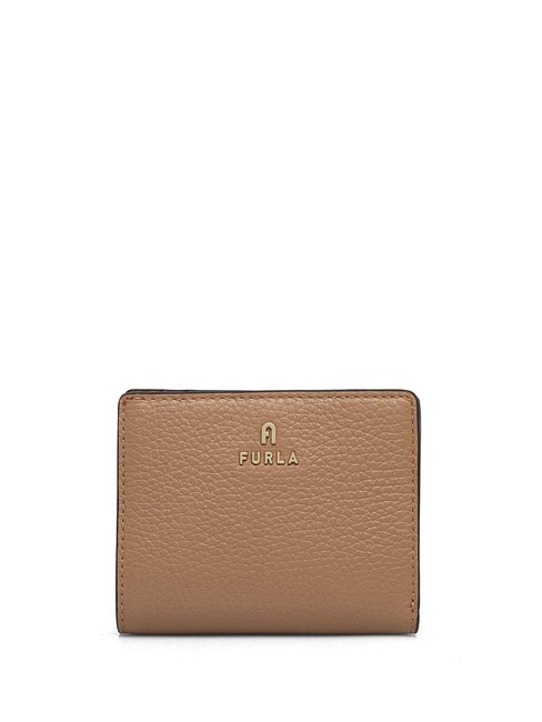 FURLA CAMELIA Compact calf leather wallet desert - Women’s Wallets