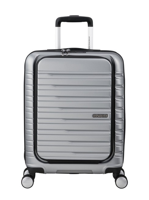 AMERICAN TOURISTER FLASHLINE Cabin trolley with 15.6" laptop pocket skysilver - Hand luggage