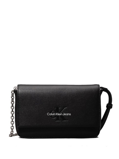 CALVIN KLEIN SCULPTED  Mini shoulder bag black/white - Women’s Bags