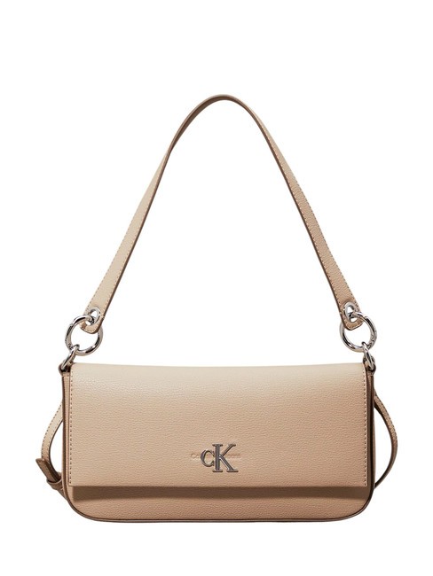 CALVIN KLEIN MINIMAL MONOGRAM Shoulder bag with shoulder strap crockery - Women’s Bags