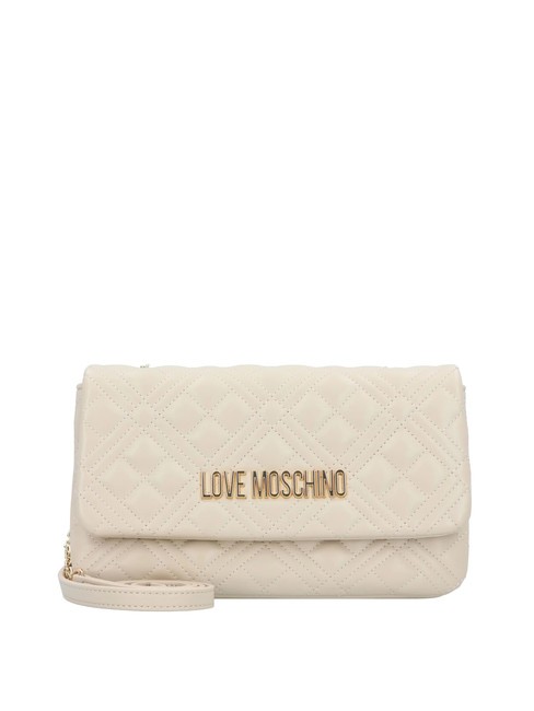 LOVE MOSCHINO QUILTED Small shoulder bag ivory - Women’s Bags