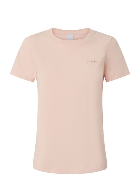 PINKO START Logo T-shirt pale pink-brown - T-shirt