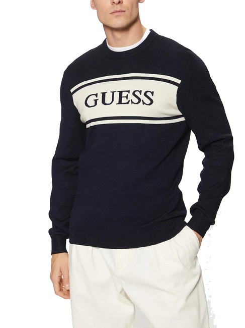 GUESS FLICK  Sweater smartblue - Men's Sweaters