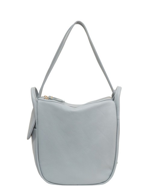 LESAC TRIO  Hammered leather satchel backpack powder blue - Women’s Bags