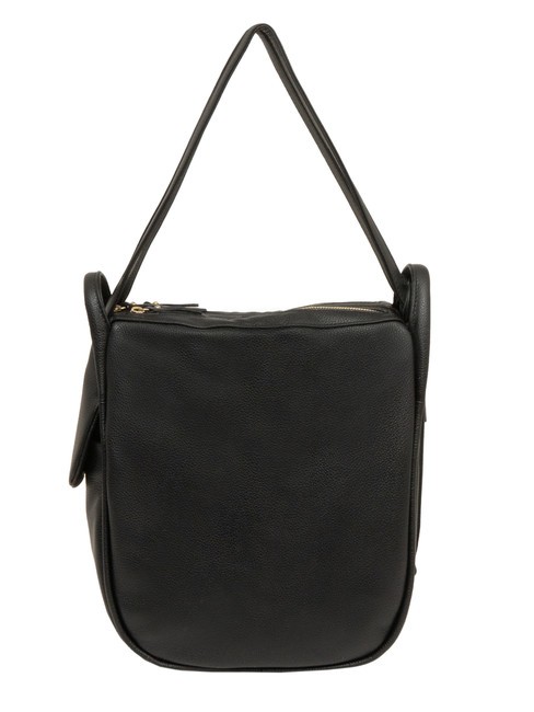 LESAC TRIO  Hammered leather satchel backpack black17 - Women’s Bags