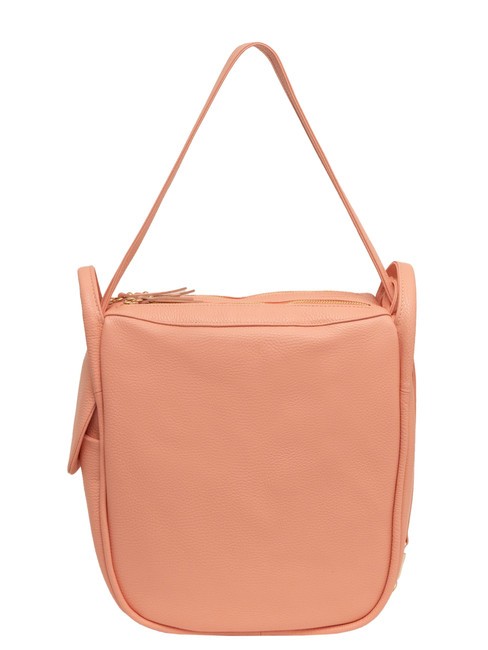 LESAC TRIO  Hammered leather satchel backpack antique pink - Women’s Bags