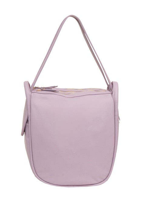 LESAC TRIO Nappa leather satchel backpack lilac - Women’s Bags