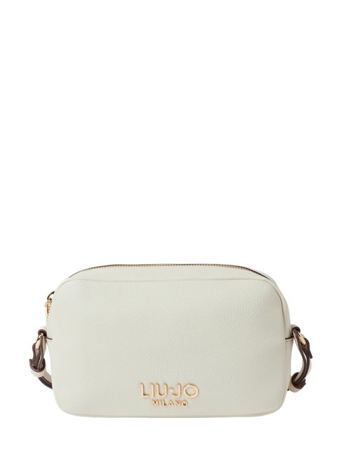 LIUJO EVRIM Camera case bag with studs cream - Women’s Bags
