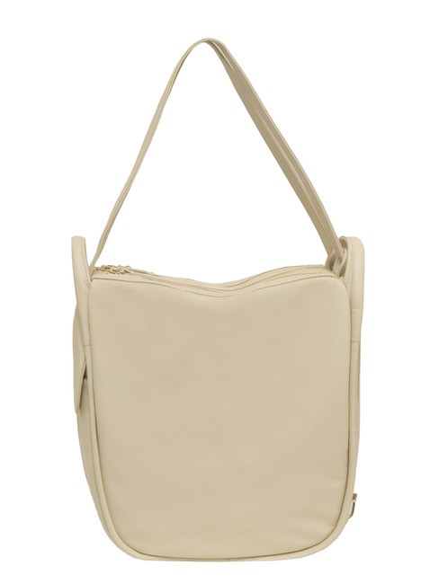 LESAC TRIO Nappa leather satchel backpack cream - Women’s Bags