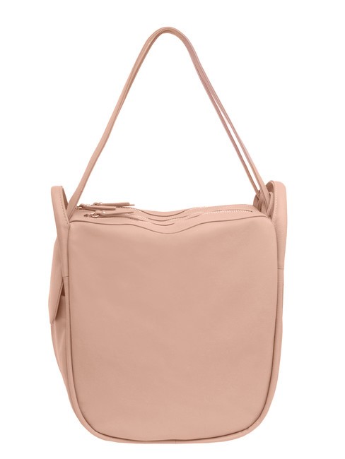 LESAC TRIO Nappa leather satchel backpack powder pink - Women’s Bags
