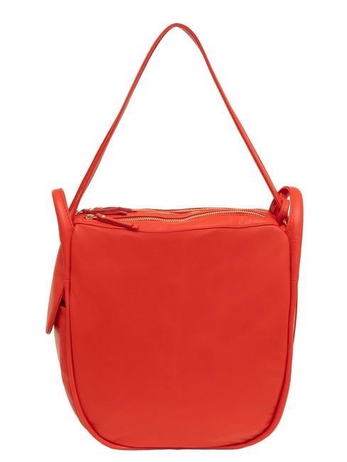 LESAC TRIO Nappa leather satchel backpack red30 - Women’s Bags