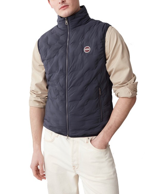 COLMAR SEQUENCE Padded sleeveless vest navy blue - Sleeveless jackets for men
