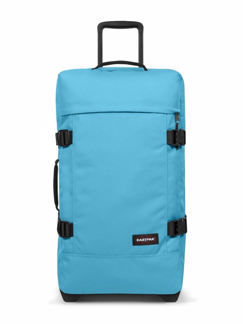 EASTPAK TRANVERZ M Medium trolley blue dive - Semi-rigid Trolley Cases