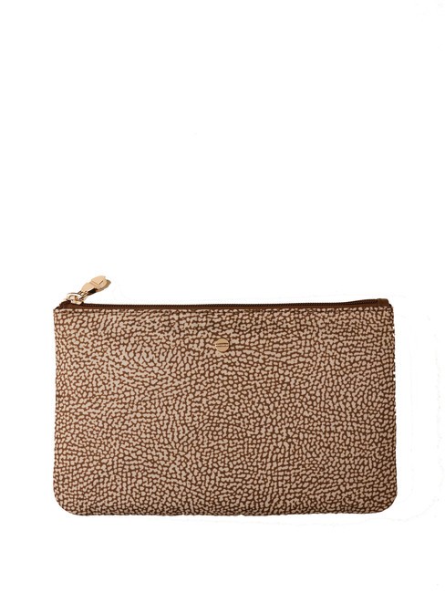 BORBONESE CLASSICA Hand clutch bag Beiger sea - Women’s Bags