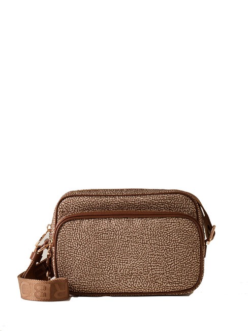 BORBONESE CAMERA CASE SMALL ECO LINE  Shoulder bag Beiger sea - Women’s Bags