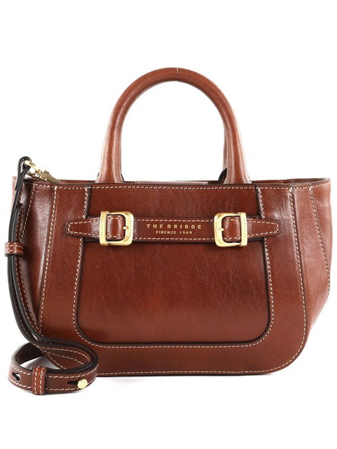 THE BRIDGE GAIA Mini Handbag, with shoulder strap BROWN - Women’s Bags