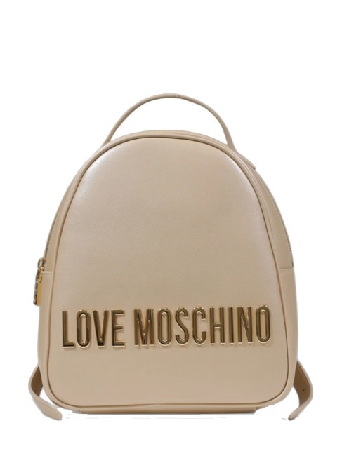 LOVE MOSCHINO LOGO LETTERING Backpack gold - Women’s Bags