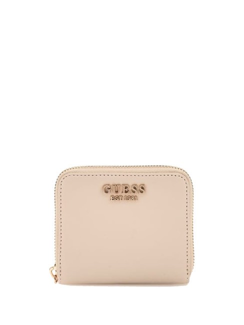 GUESS LAUREL  Mini Zip Around Wallet bone - Women’s Wallets