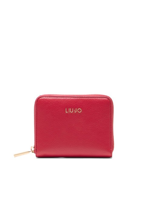 LIUJO CALIWEN Medium zip around wallet Pompeian red - Women’s Wallets