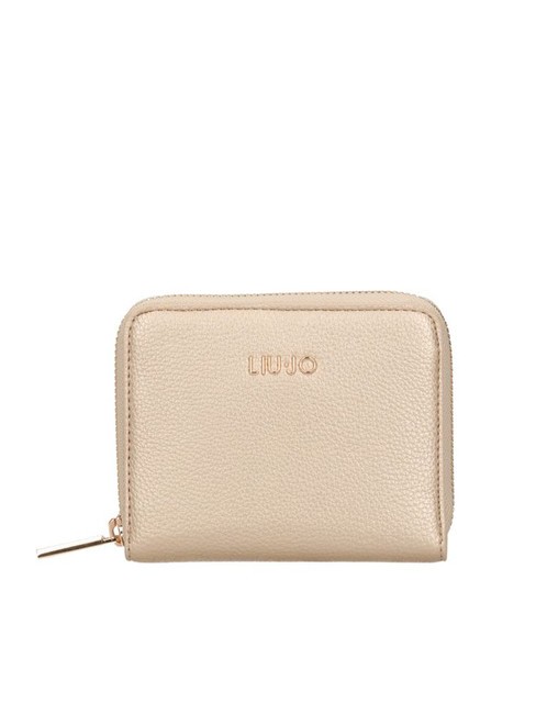 LIUJO CALIWEN Medium zip around wallet gold - Women’s Wallets