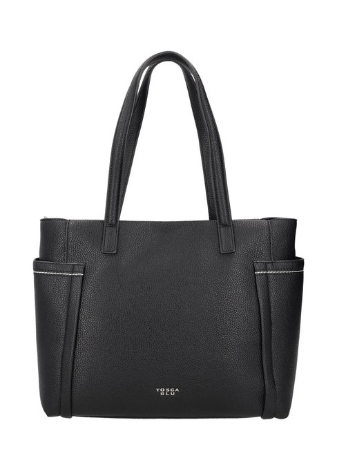 TOSCA BLU CAMOGLI Shopping bag with side pockets Black - Women’s Bags