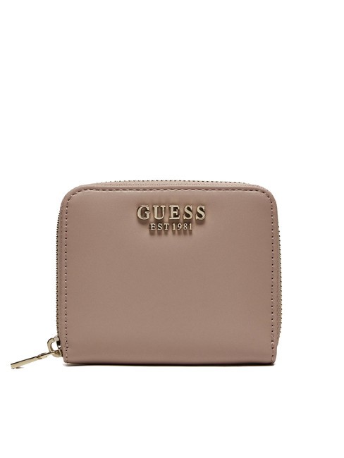 GUESS LAUREL  Mini Zip Around Wallet dark taupe - Women’s Wallets
