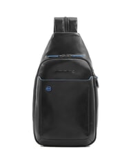 PIQUADRO BLUE SQUARE Leather one-shoulder backpack - Over-the-shoulder Bags for Men