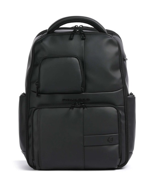 PIQUADRO WOLLEM Laptop backpack 14"/ iPad 12.9" Black - Laptop backpacks