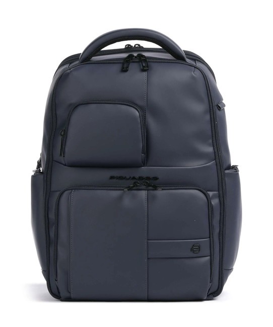 PIQUADRO WOLLEM Laptop backpack 14"/ iPad 12.9" blue - Laptop backpacks