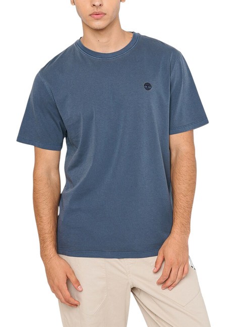 TIMBERLAND DUNSTAN RIVER GARMENT Cotton T-shirt dark sapphire - T-shirt