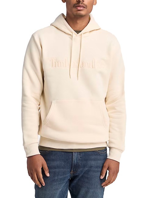 TIMBERLAND EMBROIDERY TONAL Hoodie white smoke - Sweatshirts