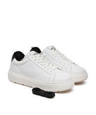 LOVE MOSCHINO BOLD 40 Leather sneakers White black - Women&rsquo;s shoes - 1