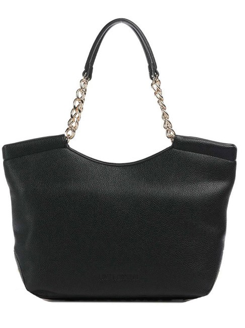 LOVE MOSCHINO CHAIN Shopper bag Black - Women’s Bags