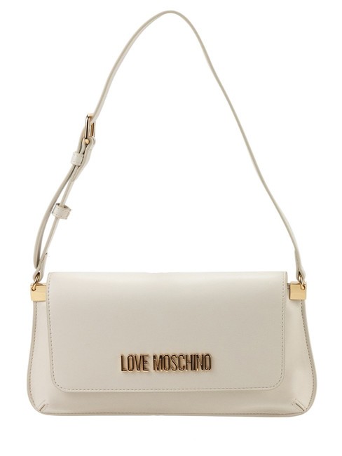 LOVE MOSCHINO LOGO LETTERING Shoulder bag ivory - Women’s Bags