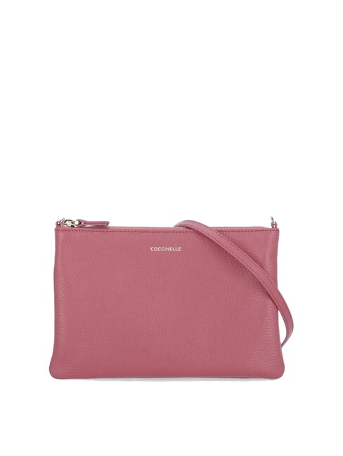 COCCINELLE BEST CROSSBODY Leather mini bag pulp pink - Women’s Bags