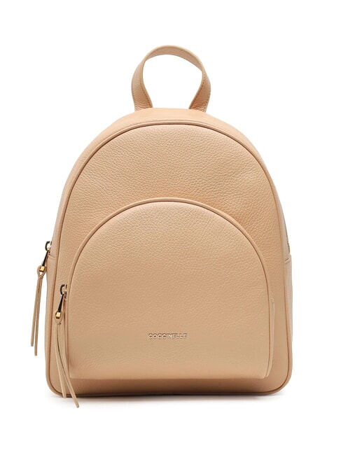 COCCINELLE GLEEN Leather backpack toasted - Women’s Bags