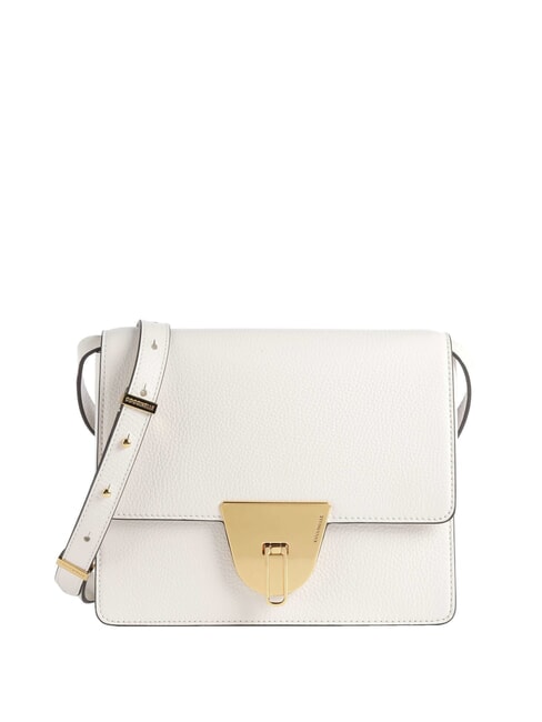 COCCINELLE NICO Shoulder bag in leather coconut milk - Women’s Bags