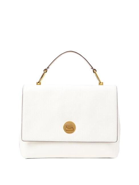 COCCINELLE LIYA Handbag, with shoulder strap, in hammered leather coco.milk/toast - Women’s Bags